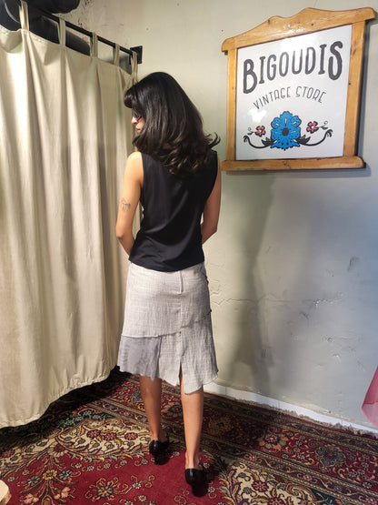Asymmetrical Midi Skirt