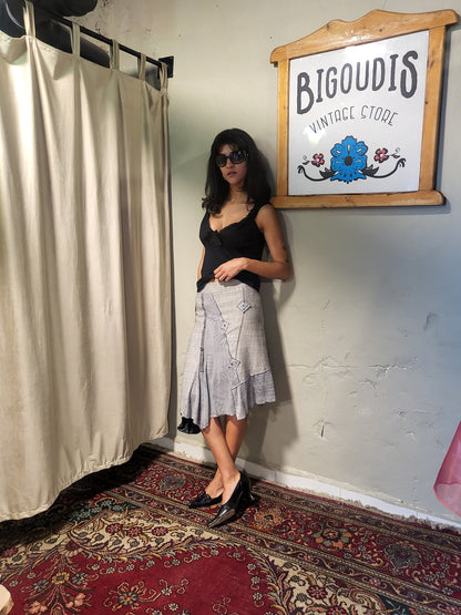 Asymmetrical Midi Skirt