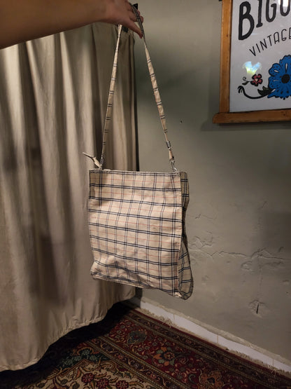 90s Plaid Shoulder Bag