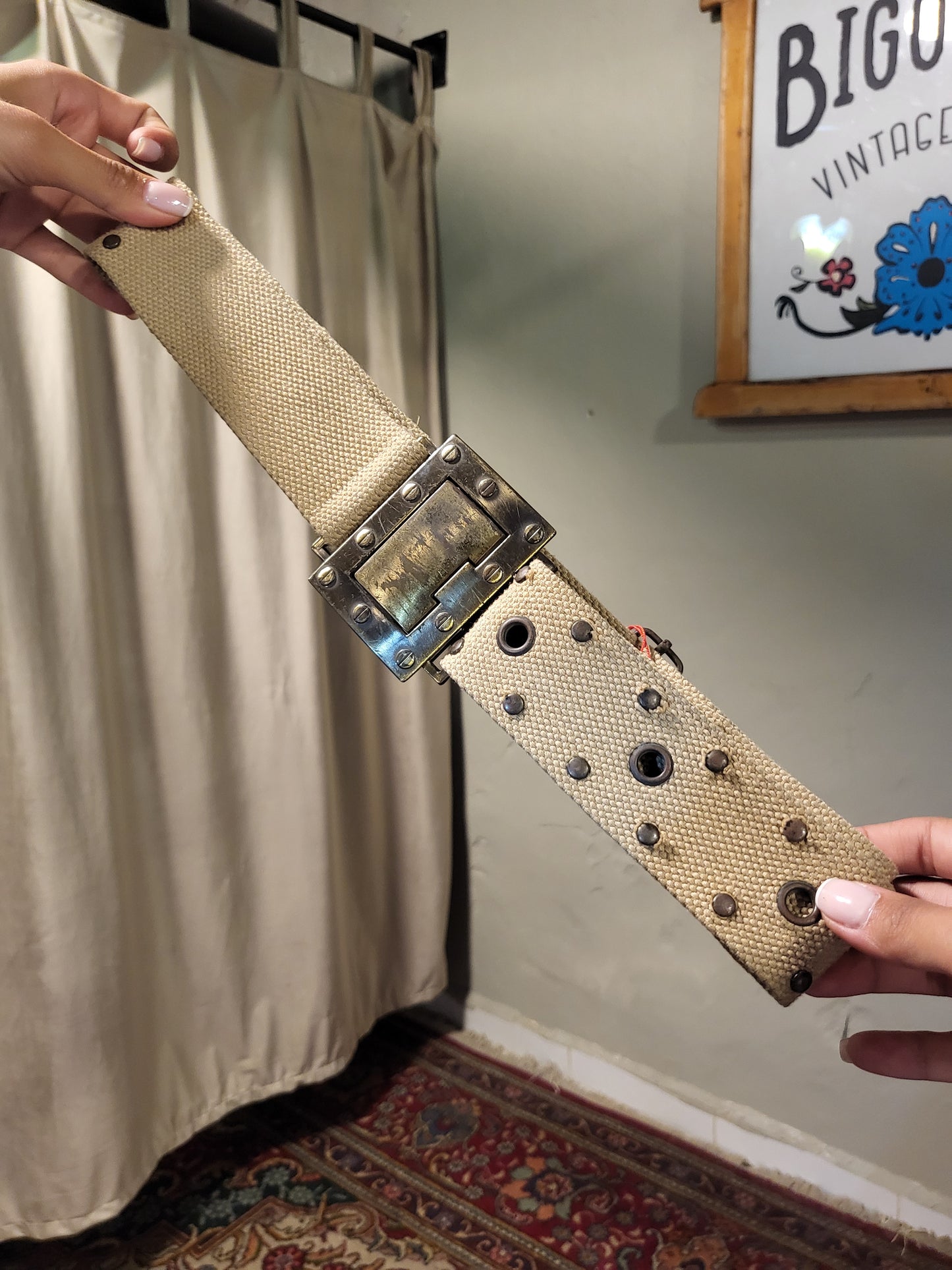 Y2K Utility Canvas Belt