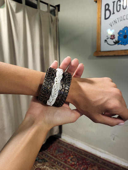 Bohemian Beaded Cuff Bangle