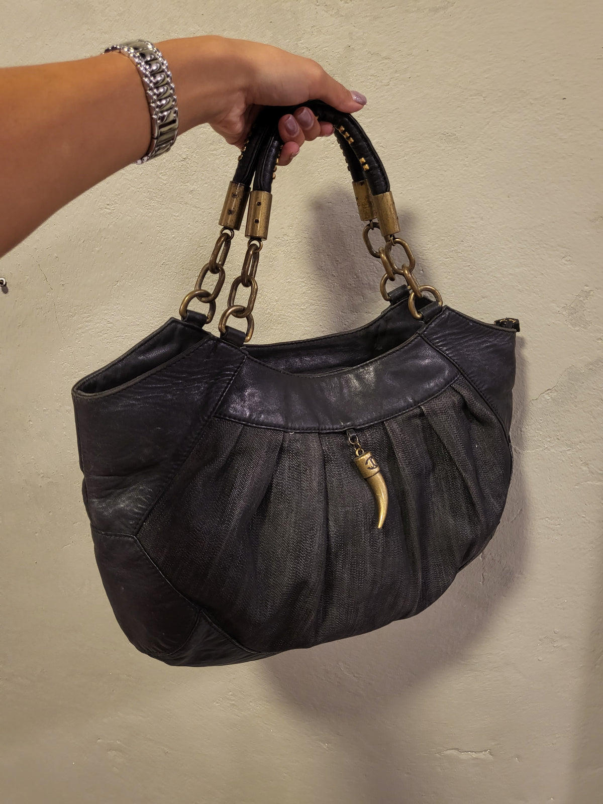 Just Cavalli Slouchy Shoulder Bag