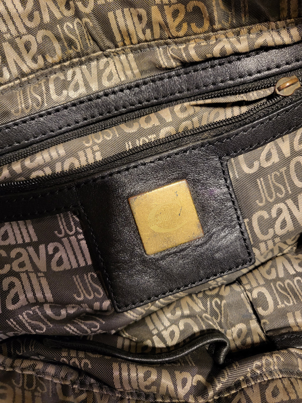 Just Cavalli Slouchy Shoulder Bag