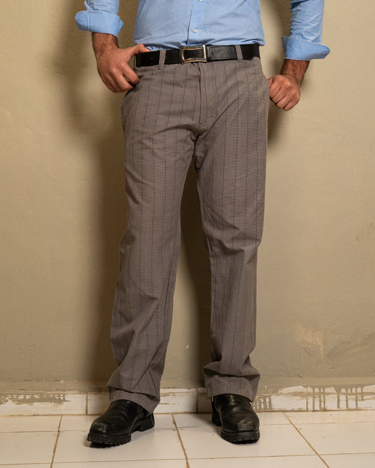 DC Grey Pinstripe Tailored Trousers