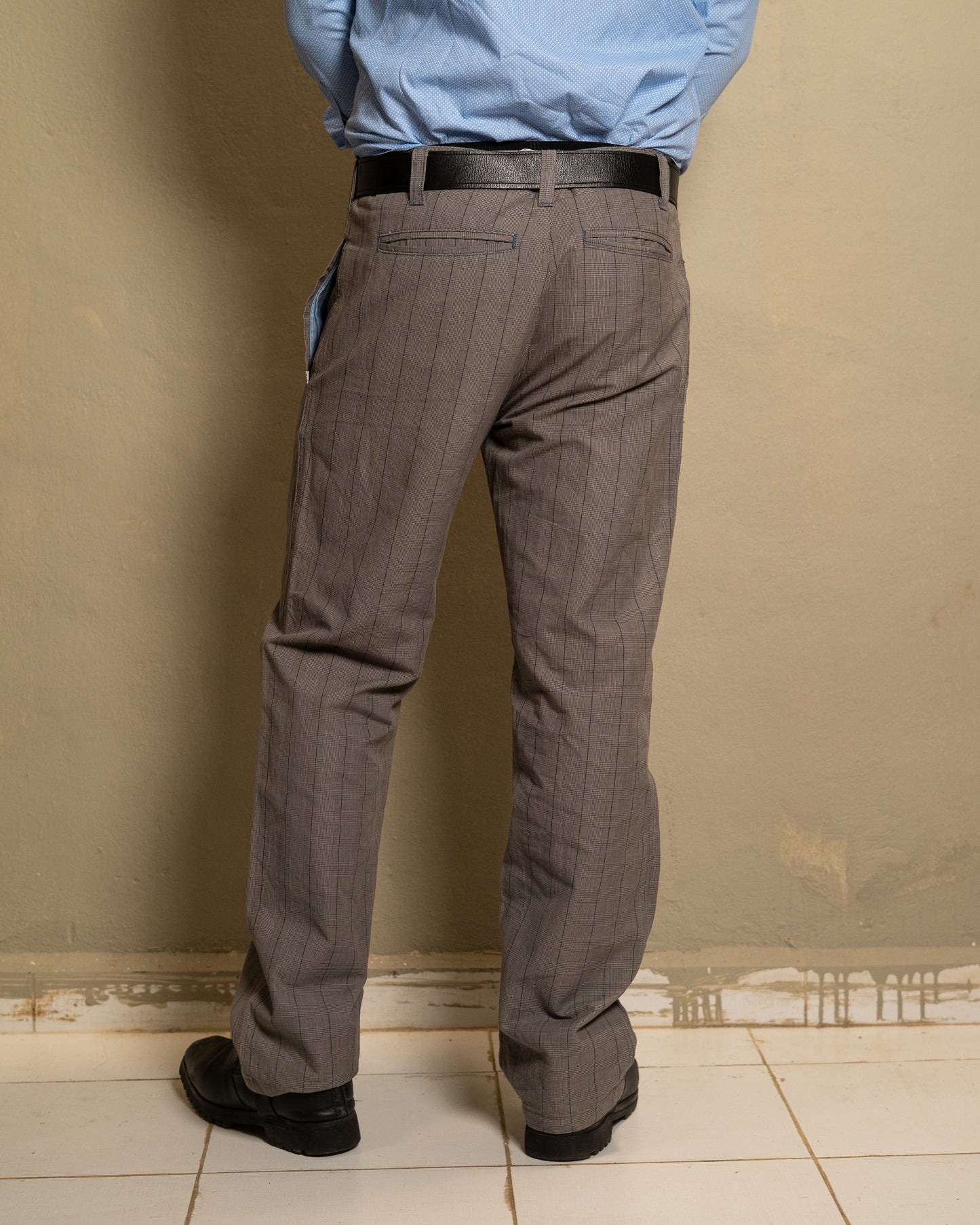 DC Grey Pinstripe Tailored Trousers