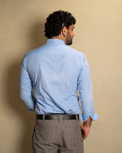 Polo Ralph Lauren Light Blue Micro-Dot Shirt