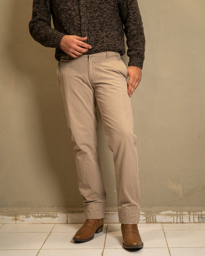 Dockers Beige Tailored Chinos