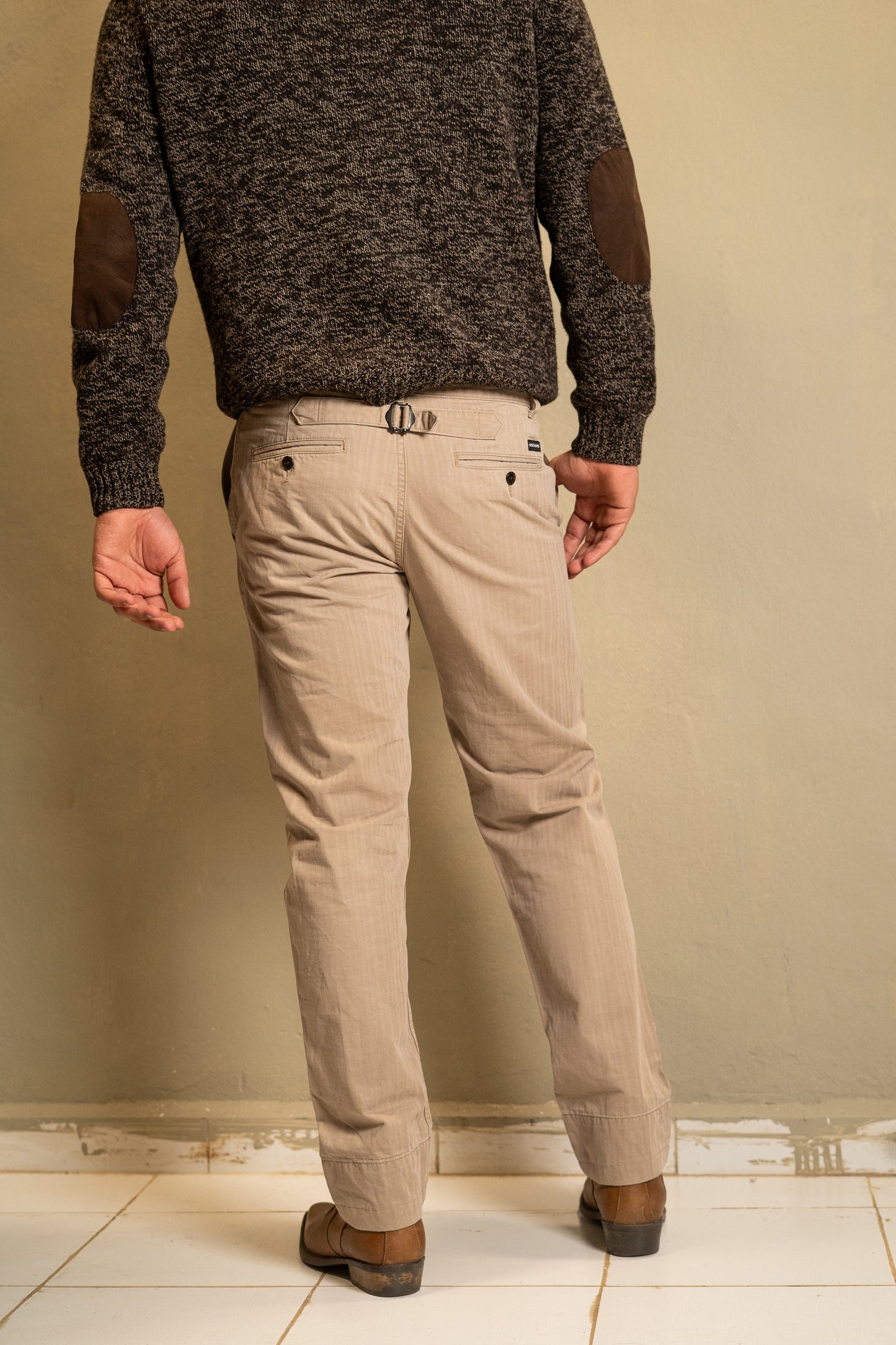 Dockers Beige Tailored Chinos