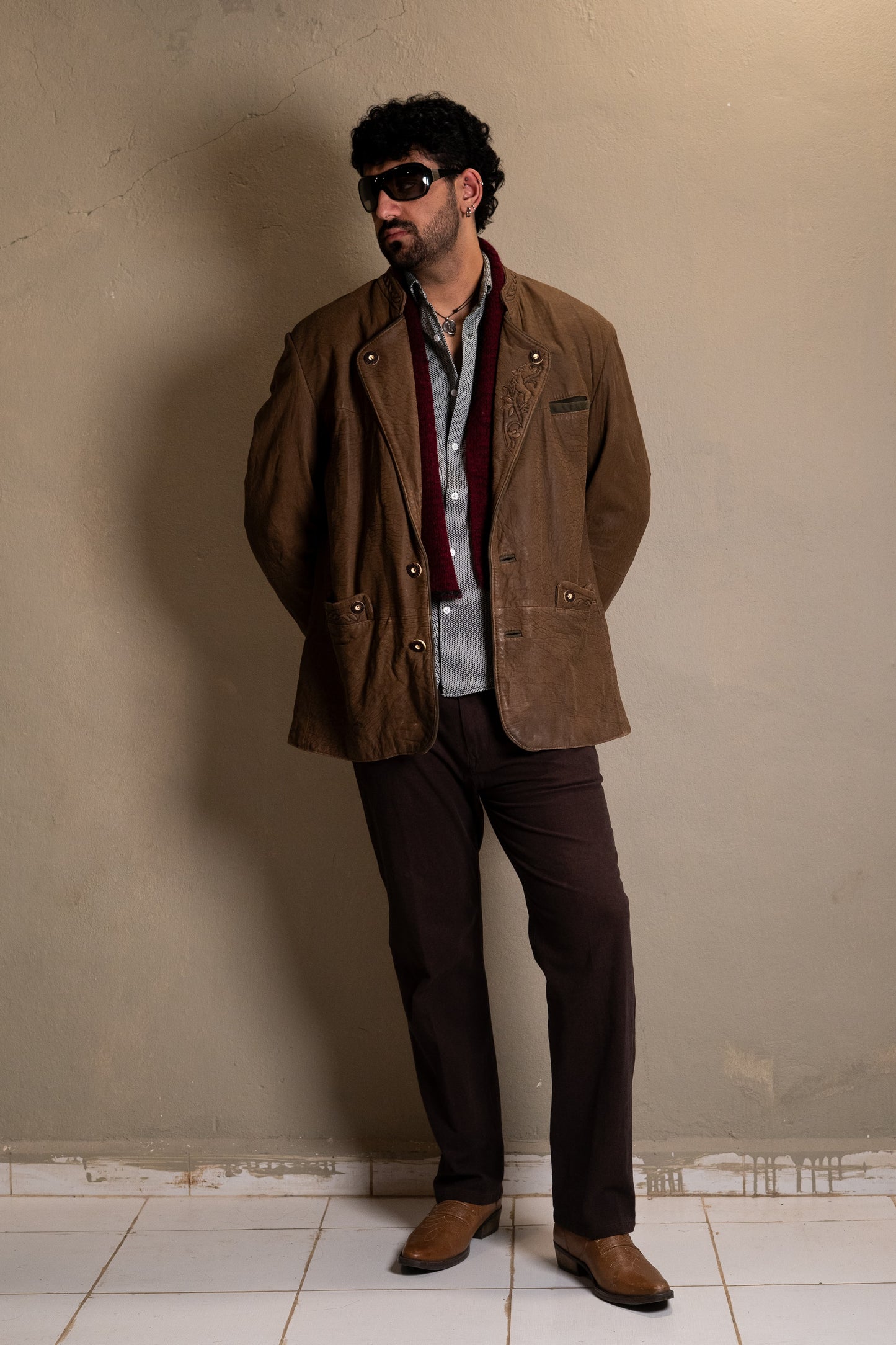 Blue Harbor Burgundy Tailored Trousers