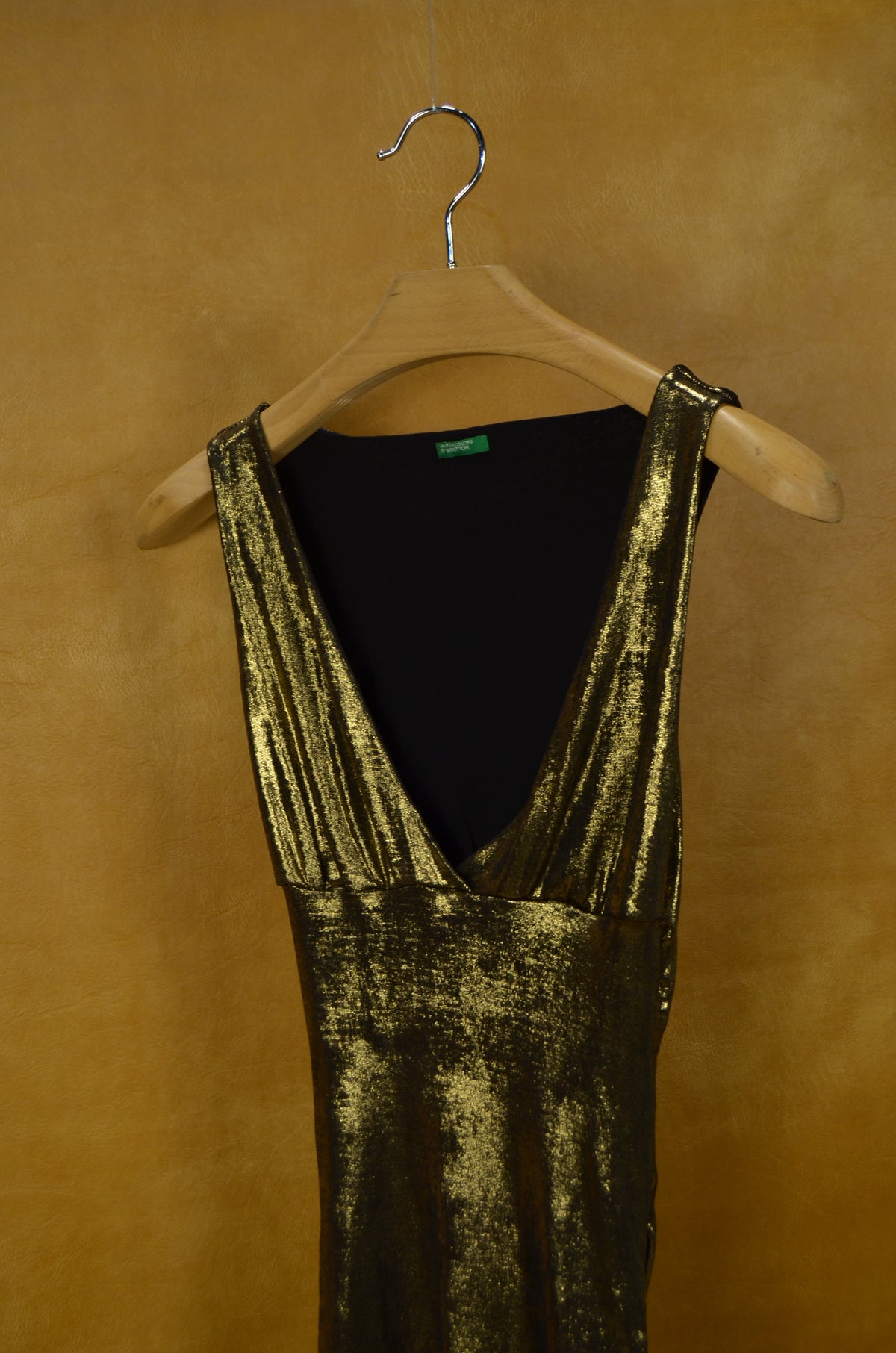 Vintage Gold Metallic Top