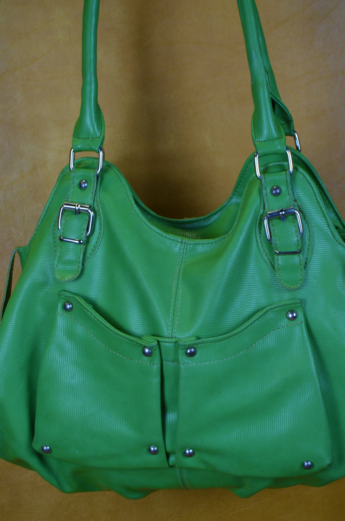 Vintage Green Shoulder Bag