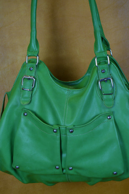 Vintage Green Shoulder Bag