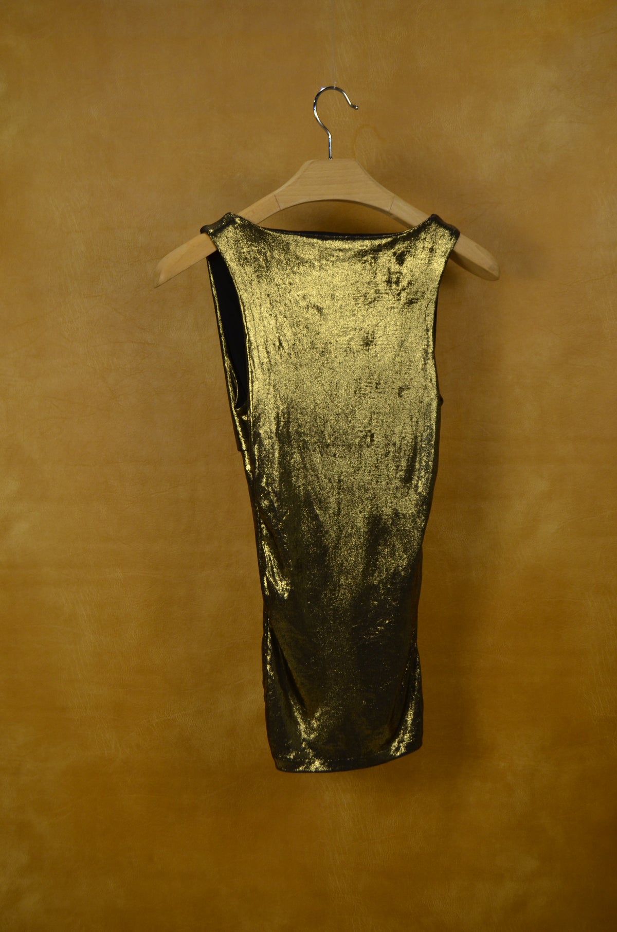 Vintage Gold Metallic Top