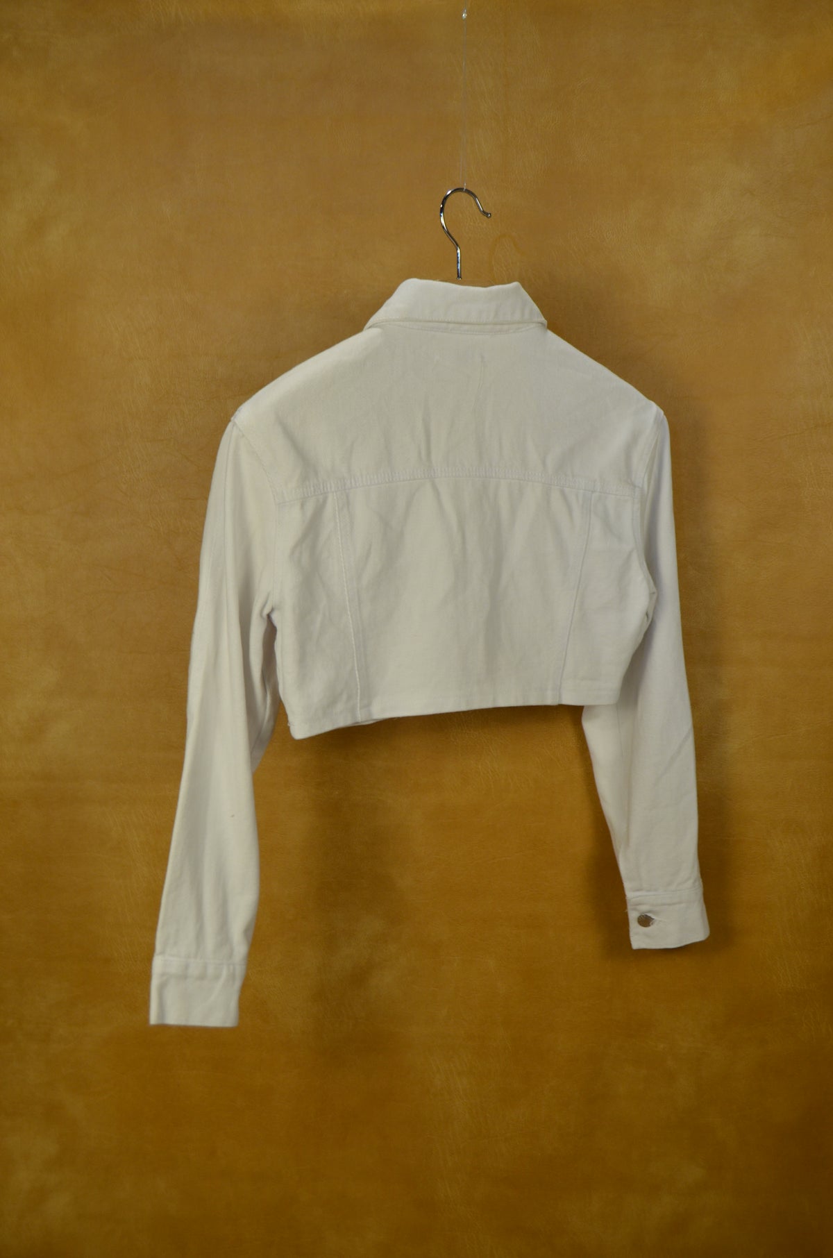 White Cropped Jacket
