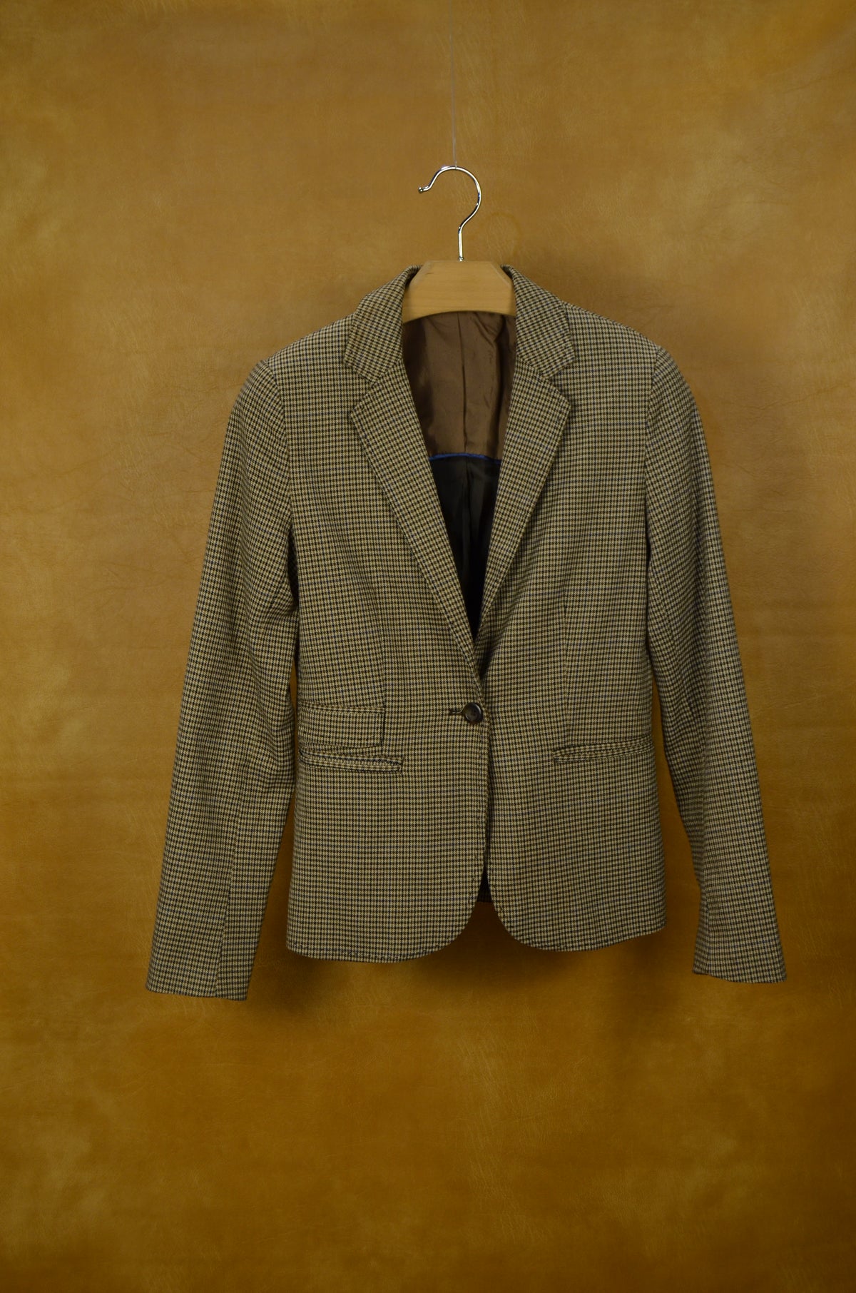 Vintage Houndstooth Blazer