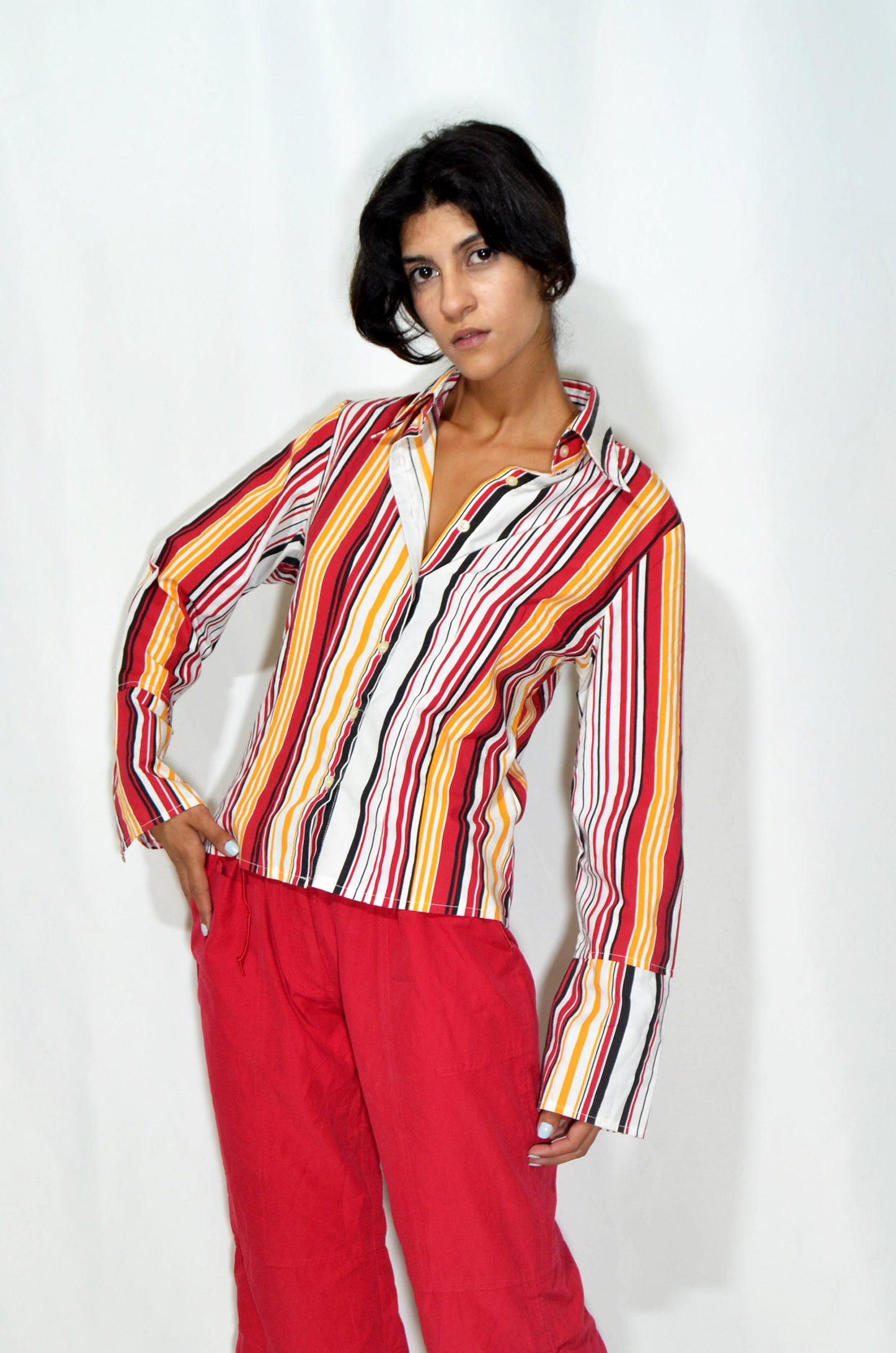 Colorful Striped Vintage Shirt