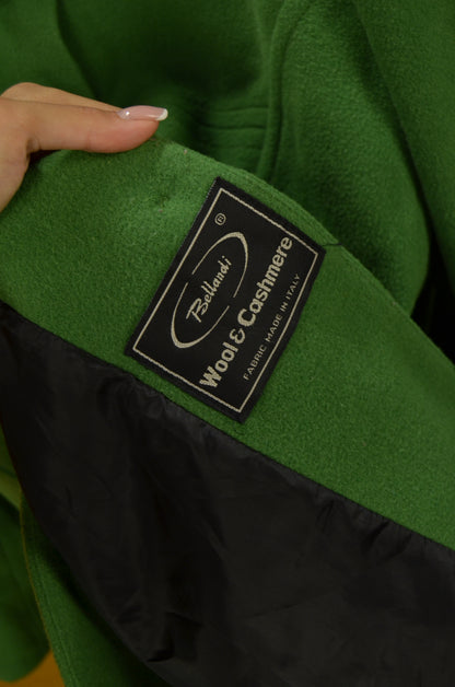 Green Wool & Cashmere Coat