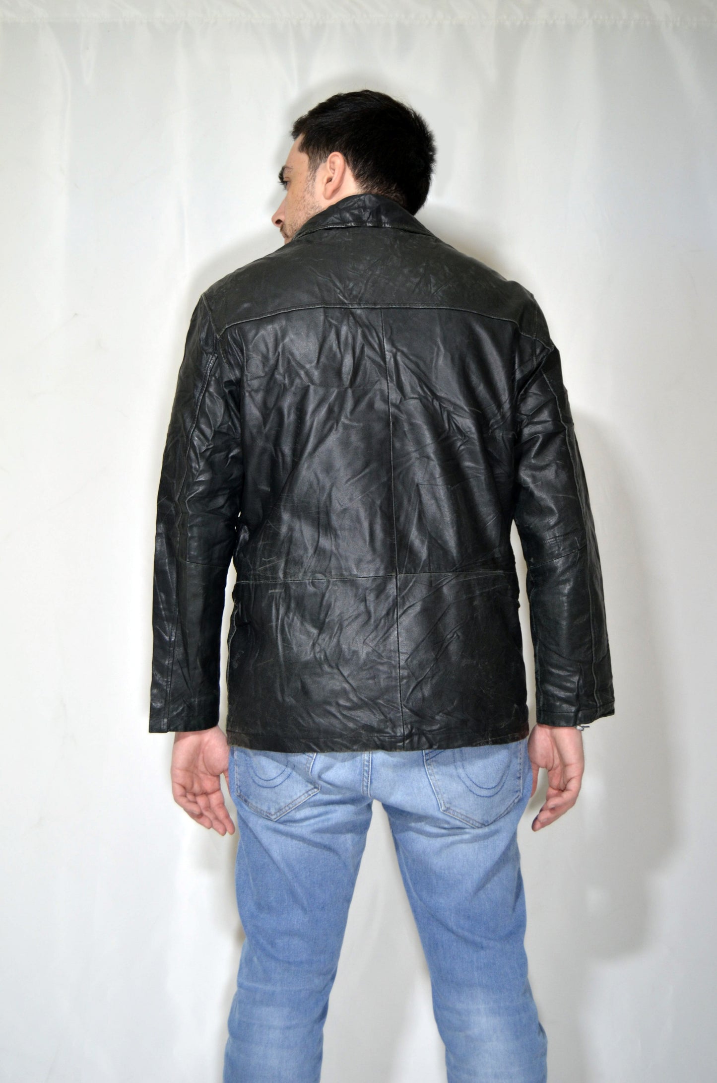 Black Leather Vintage Jacket