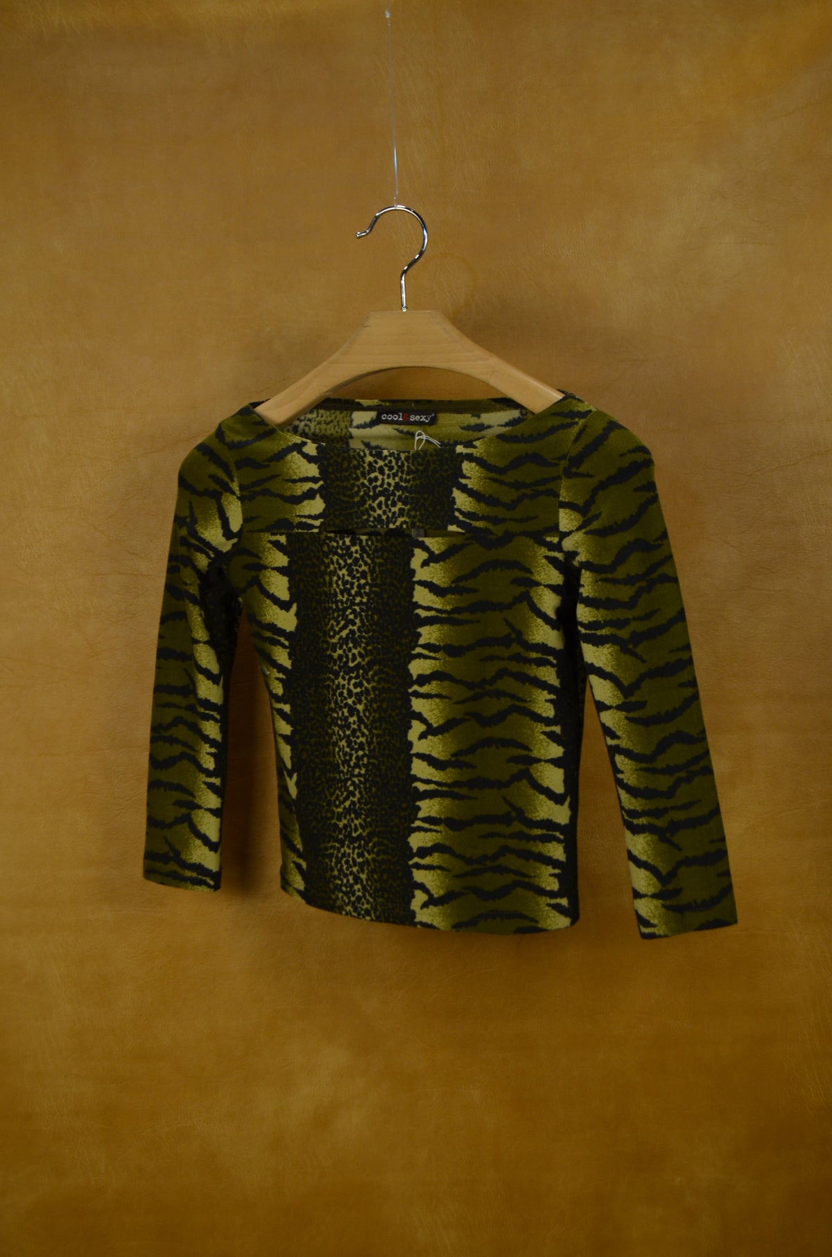Vintage Animal Print Top