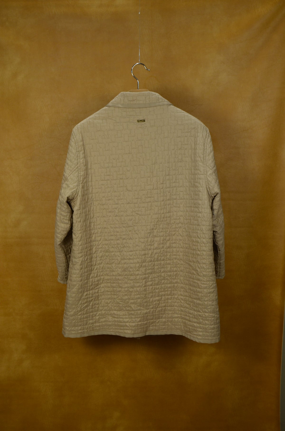 Vintage Weill Beige Quilted Coat
