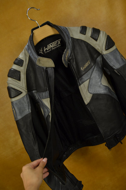 Vintage Leather Biker Jacket