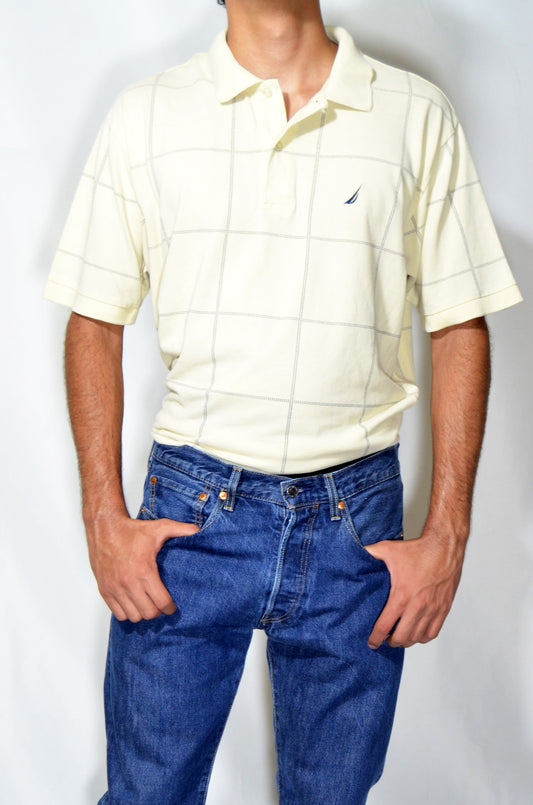 "Nautica" Vintage Beige Polo