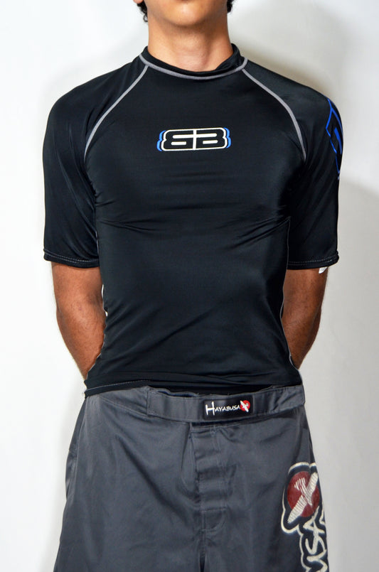 "TWF" Black Vintage Rashguard