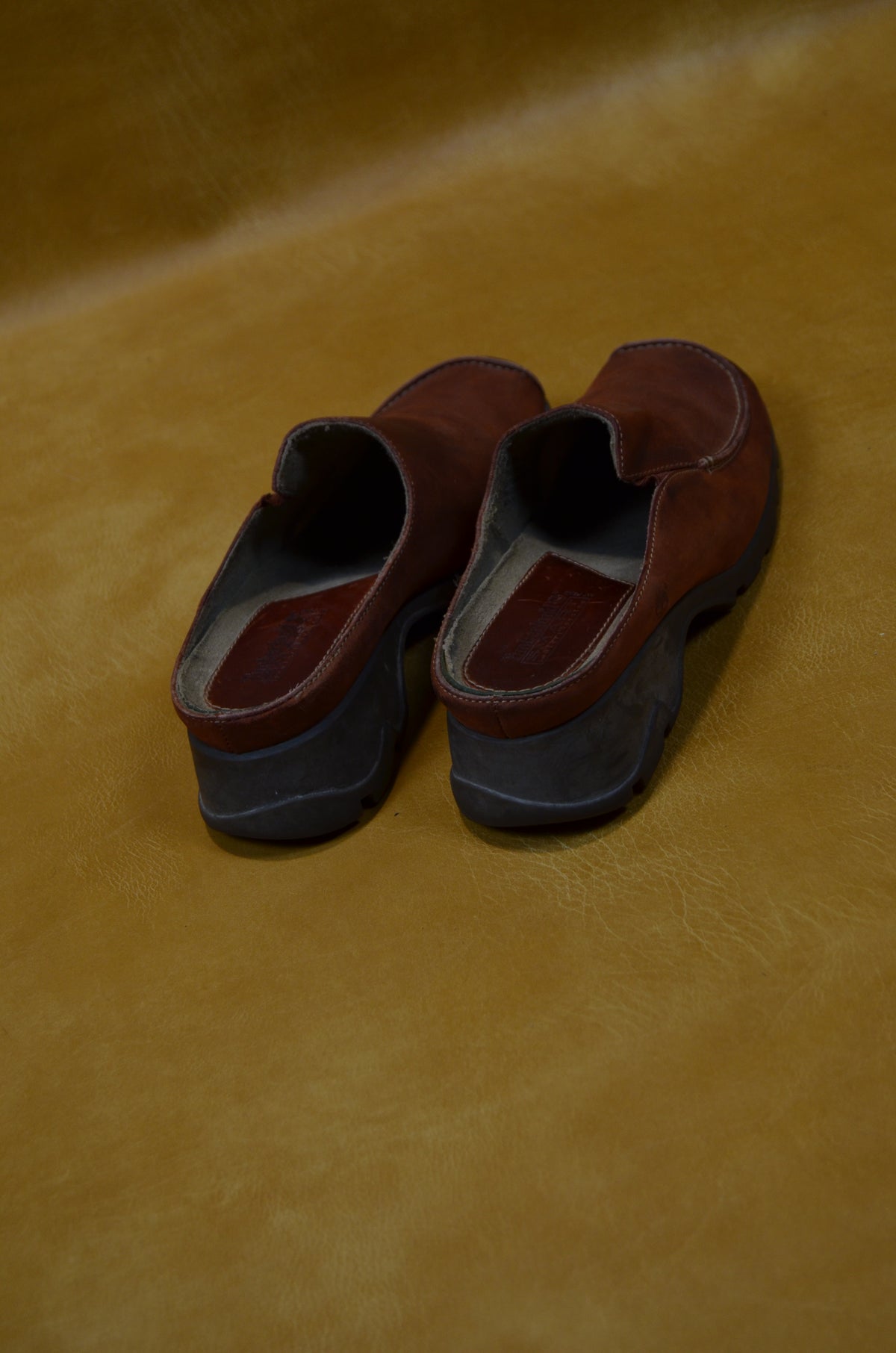 Timberland Brown Leather Clogs