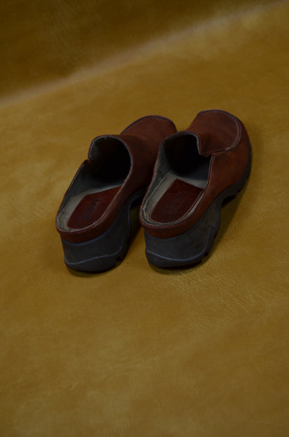 Timberland Brown Leather Clogs