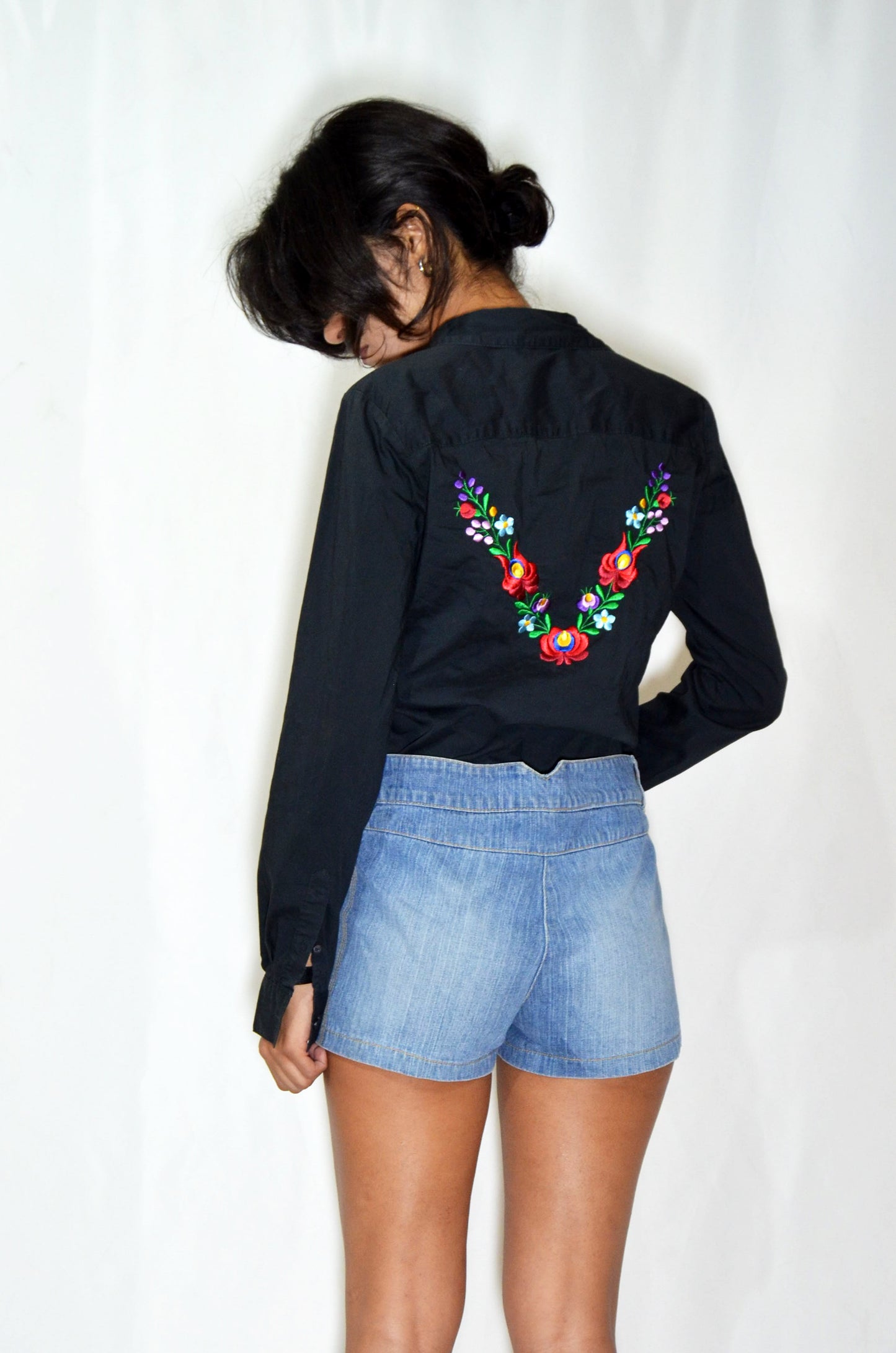 Blue Vintage Denim Shorts