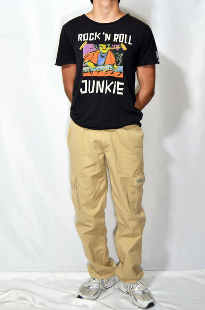 Beige Vintage Ufo Pants