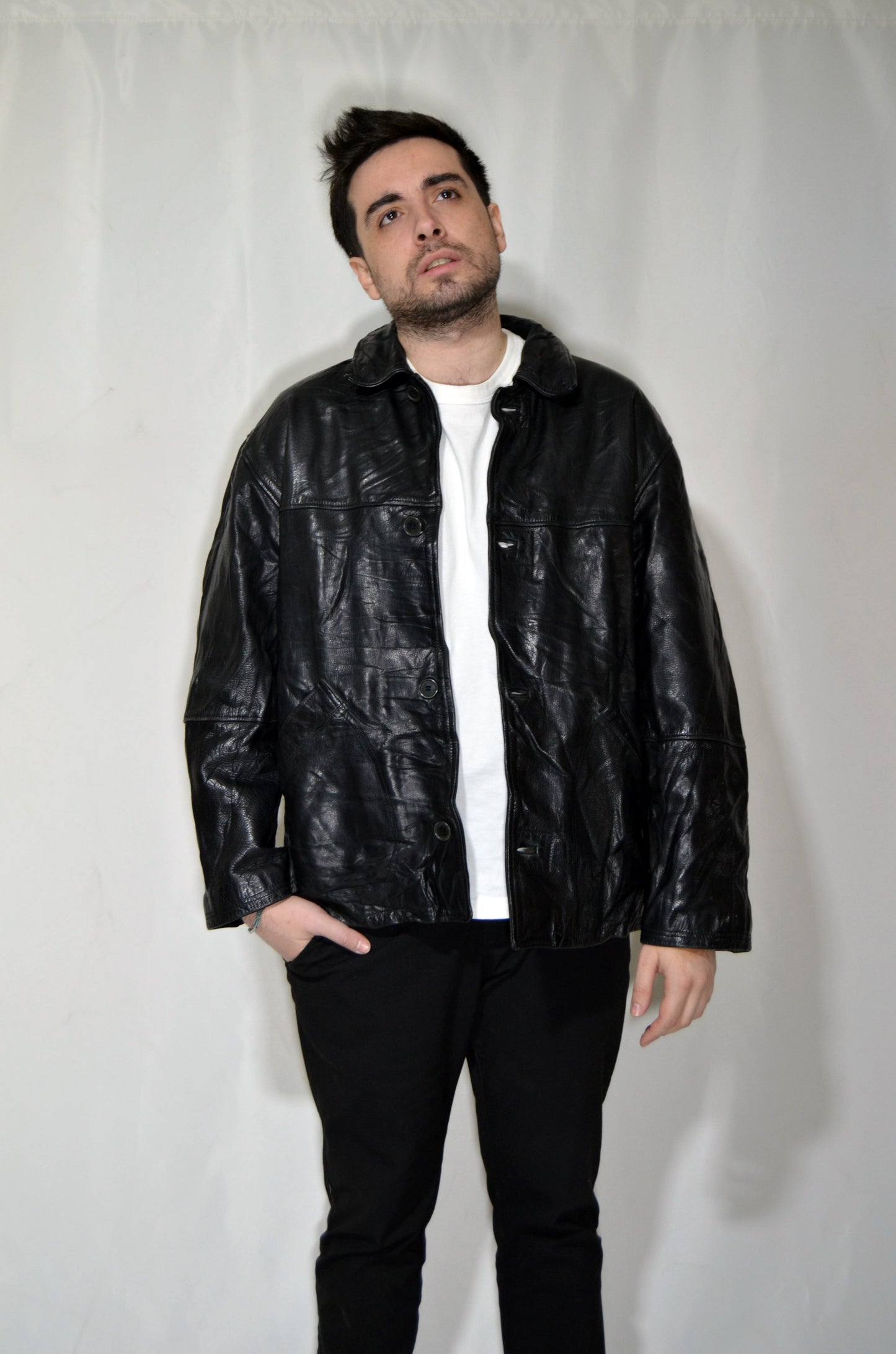 Black Leather Vintage Jacket