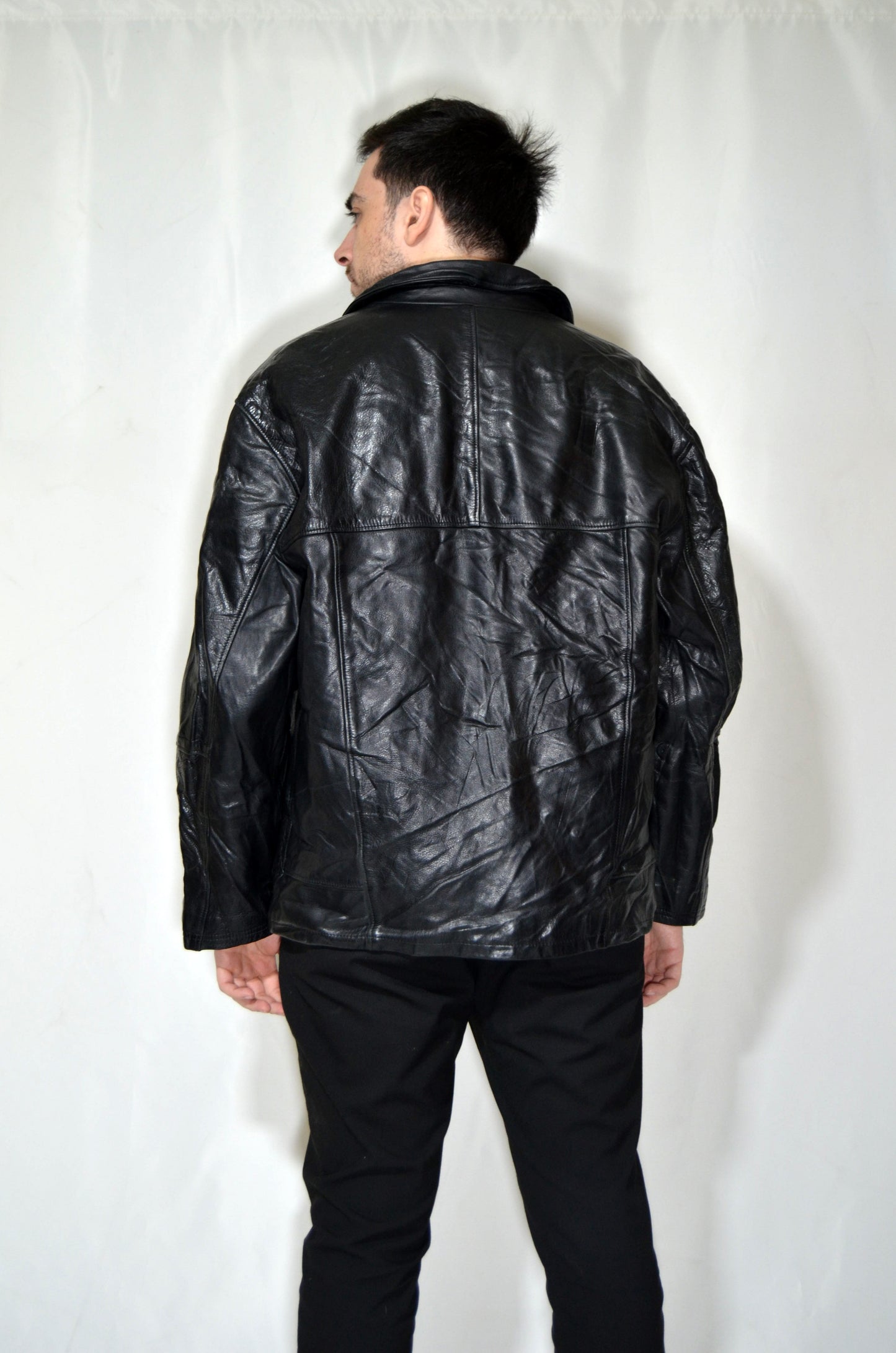 Black Leather Vintage Jacket