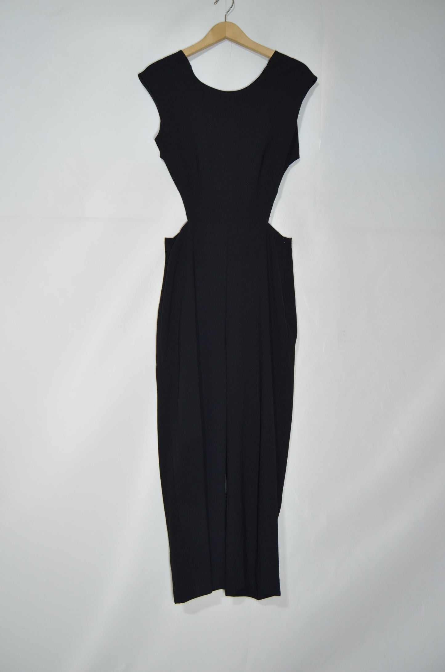 Black Backless Jumpsuit