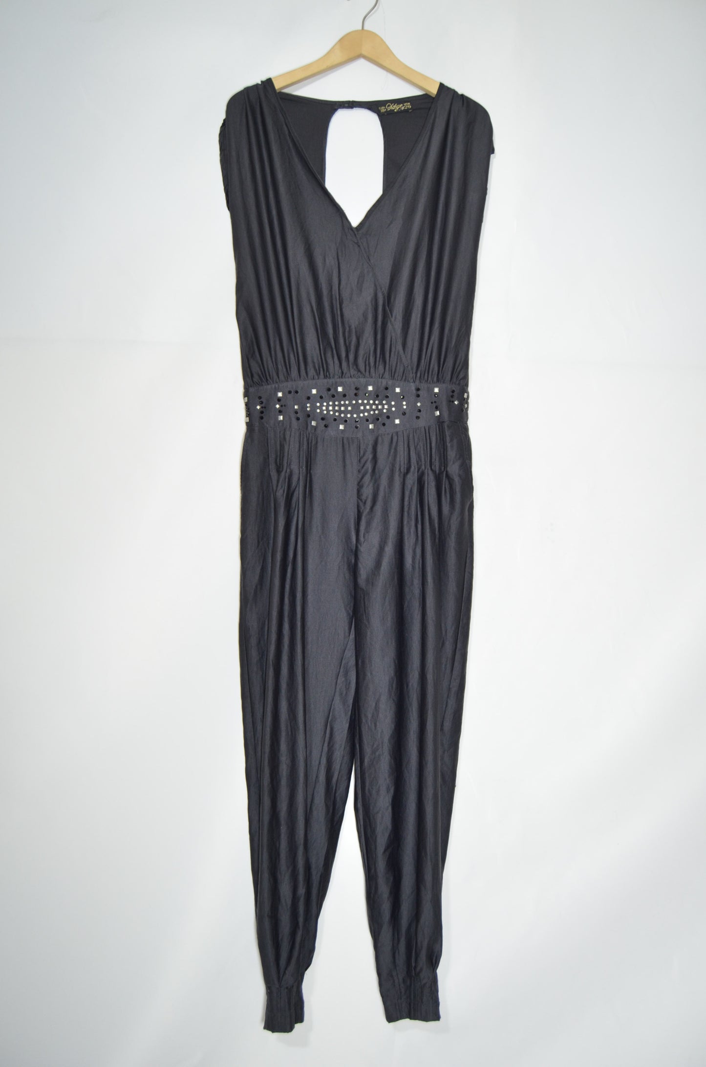 Black Backless Jumpsuit