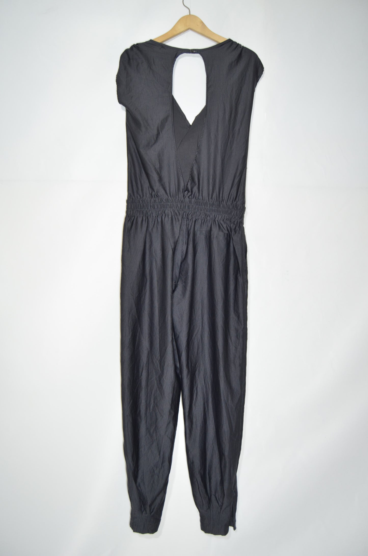 Black Backless Jumpsuit