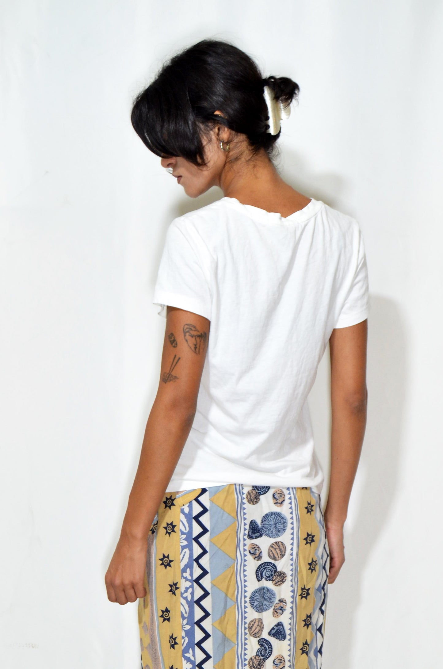 "Calvin Klein" White Vintage Original T-shirt