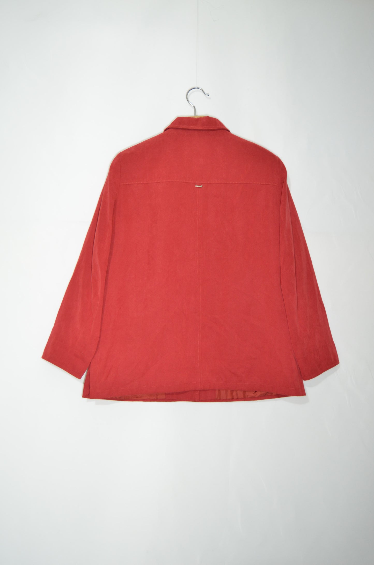 Red Suede Baggy Jacket