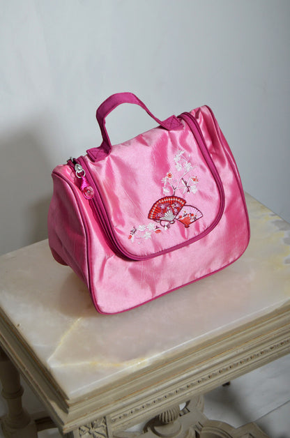 Pink Little Embroidered Hand Bag