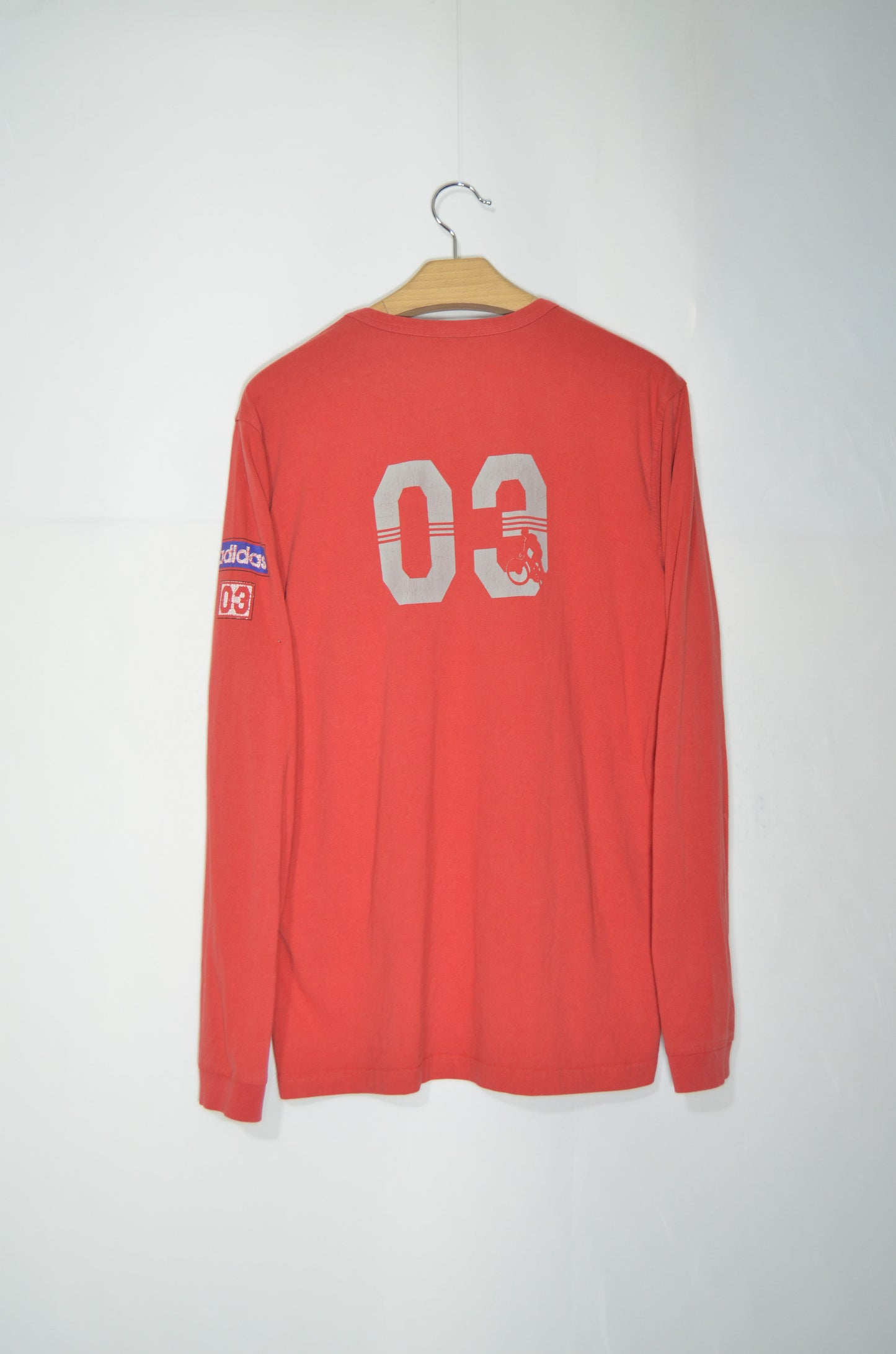 "Adidas" Red Long Sleeves Top