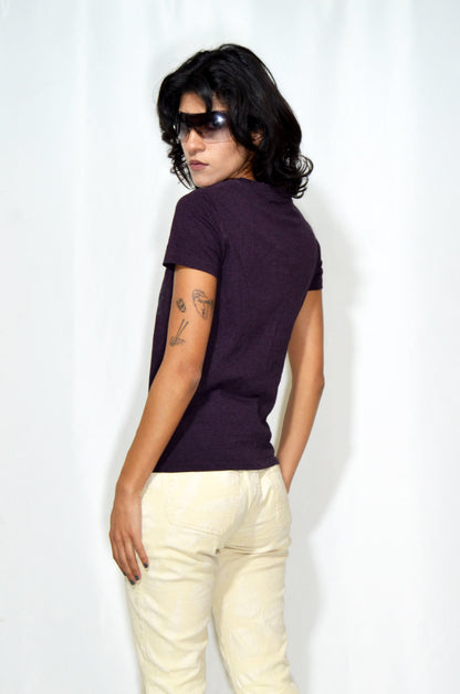 "Kenzo" Purple Fitted Vintage T-shirt