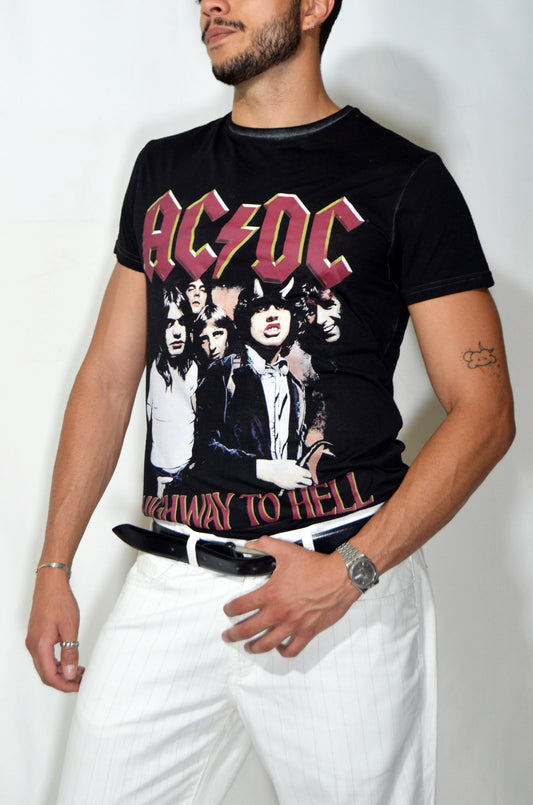 Black Vintage ACDC T-shirt