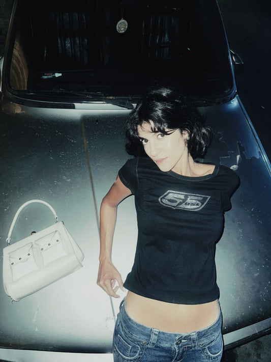 Vintage Diesel 55 DSL Y2K Baby Tee