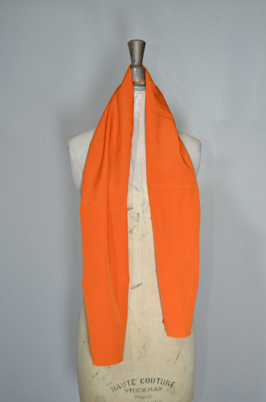 Orange Silky Light Scarf