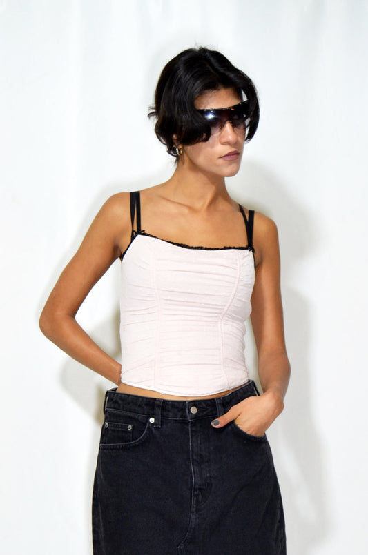 Baby Pink Vintage Corset