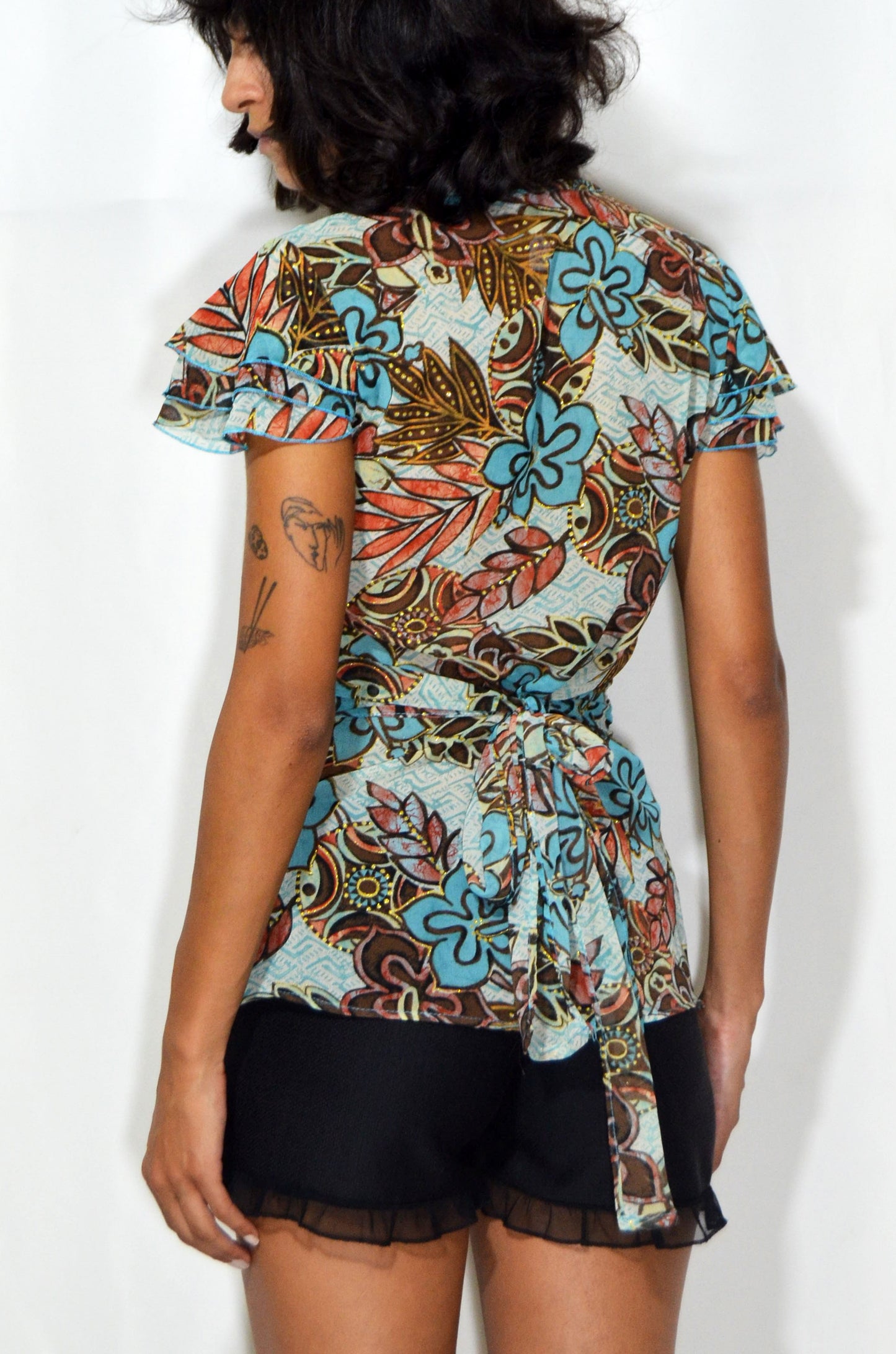 Vintage "Jus D'Orange" Y2K Printed Top