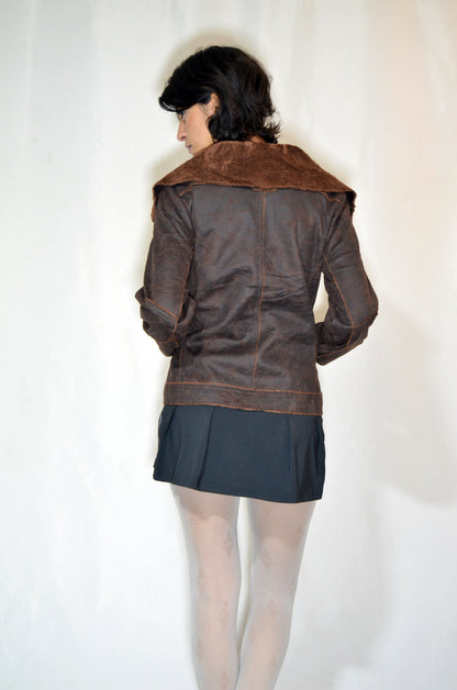 "O Neill" Brown Suede Jacket