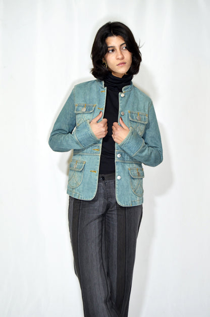 Blue Vintage Denim Jacket