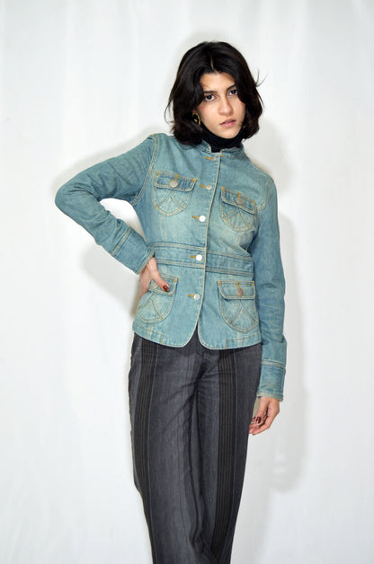 Blue Vintage Denim Jacket