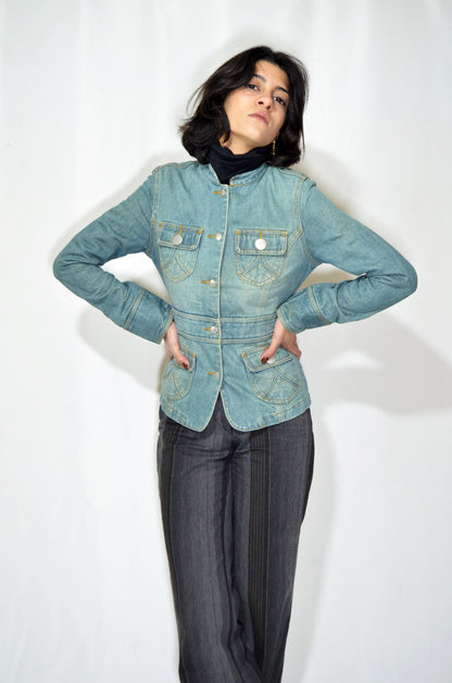 Blue Vintage Denim Jacket